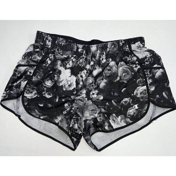 Champion Pants - Champion Running Active Powertrain Shorts Floral Black & Grey (M)
